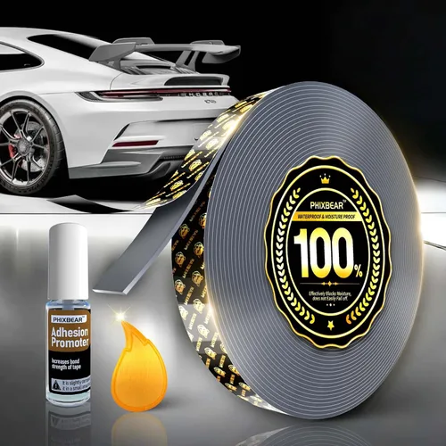 Vista 12 de PHIXBEAR 2 rollos de cinta de doble cara resistente, resistente al calor y al agua, cinta de montaje automotriz para interiores y exteriores