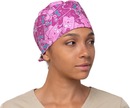 Vista 95 de Print Scrub Caps - Sombrero perfecto para enfermeras, médicos y EMTs..