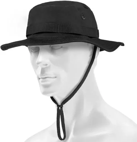 Vista 4 de Mil-Tec Sombrero unisex Trilaminate Boonie – Impermeable Transpirable Táctico Sombrero de ala ancha ventilado al aire libre con correa ajustable