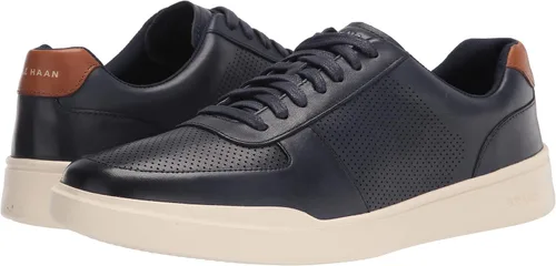 Vista 7 de Cole Haan Tenis modernos Crosscourt para hombre, Optic White - Lava fundida