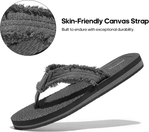 Vista 5 de NORTIV 8 Sandalias de playa cómodas y ligeras para hombre