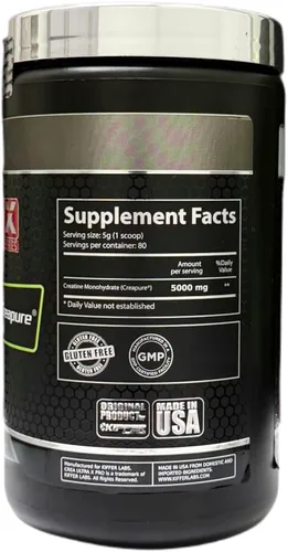 Vista 2 de Kifffer Labs Creapure Ultra Pro - Monohidrato de creatina en polvo, 14.11 oz (80 porciones), creatina alemana pura sin sabor, para hombres