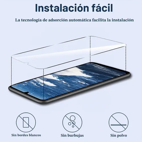 Vista 7 de [Paquete de 3+3] Protector de pantalla para Galaxy A13 con protector de lente de cámara, película de vidrio templado HD, dureza 9H, antiarañazos