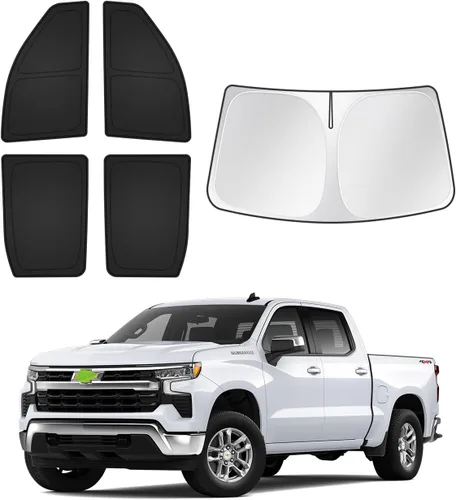 Vista 9 de Canvcle Parasol para parabrisas para Tesla modelo Y/3 2017-2025 2026 (compatible con modelos 2025 Y Juniper/2024 Modelo 3 Highland), parasol grueso