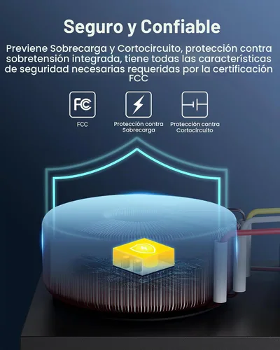 Vista 5 de DEWENWILS Transformador de bajo voltaje inteligente de 200W para paisaje, impermeable, programador y temporizador, compatible con Alexa y Google