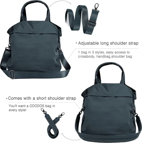 Vista 3 de ODODOS Bolsas Hobo Multi 2.0 de 19L con 2 correas para mujer, bolsos de mano, bolsos cruzados
