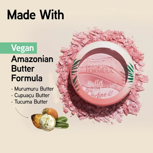 Vista 4 de Physicians Formula - Polvo de maquillaje rubor Butter Believe It, Arena Rosada Mantequilla Murumuru Para piel sensible Dermatológicamente