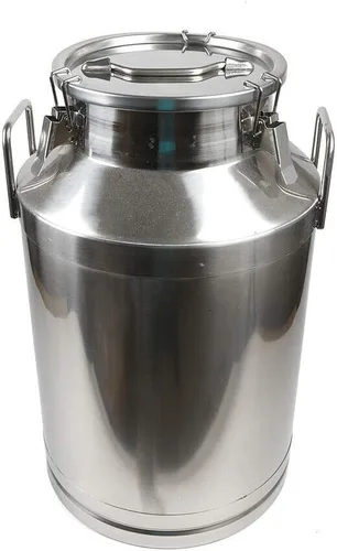 Vista 7 de Latas de leche de 20L/5.25 galones-Barriles de transporte de leche de acero inoxidable, cubo de leche, jarra de aceite, barril de vino, barriles
