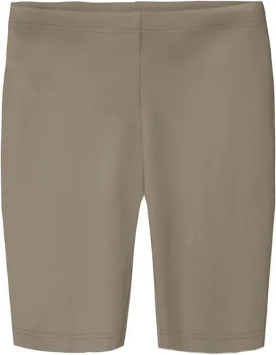 Vista 12 de Pantalones cortos largos de algodón para niñas, hechos en Estados Unidos, para jugar en la escuela y deportes Negro