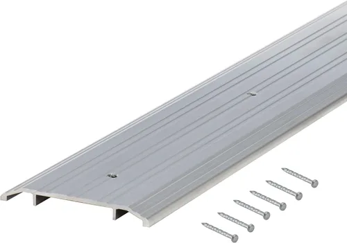 Vista 7 de M-D Building Products 11502 - Umbral comercial de aluminio resistente, protección contra corrientes de aire, fácil de cortar e instalar