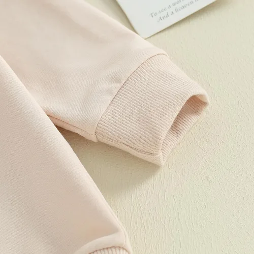 Vista 93 de SOLILOQUY Traje de manga larga con cuello redondo para el primer día de San Valentín para bebé niño y niña, mameluco de corazón de amor