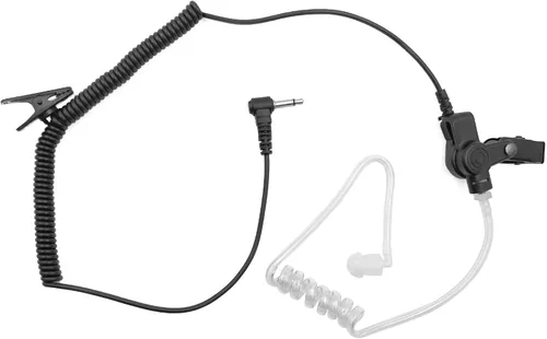 Vista 4 de HWAYO 0.138 in 1 pin escucha solo vigilancia acústico encubierto tubo de aire auricular de radio policía auriculares + auriculares de repuesto