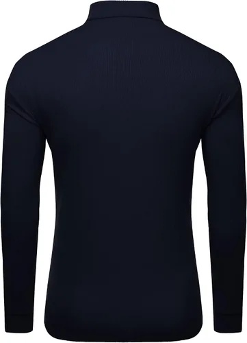 Vista 4 de Amussiar Sudadera de cuello alto para hombre, de manga larga, elástica, ligera, térmica, básica