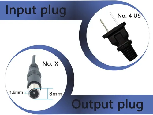 Vista 2 de Cargador de batería de 42V 5A para Segway Ninebot Max 36V Batería de litio Conector de 0.315 in