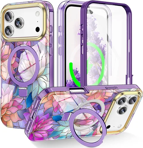 Vista 121 de Funda para iPhone 16 con protector de pantalla-Lotus A25