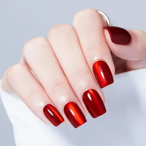 Vista 69 de Modelones Uñas postizas cuadradas cortas, color blanco y rosa, 32
