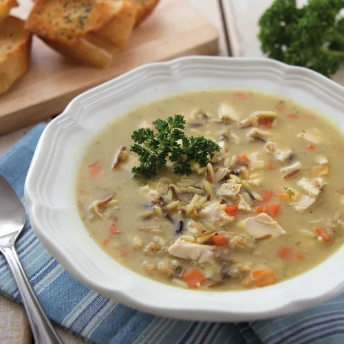 Vista 5 de Rada Mezcla de sopa de pollo y arroz silvestre, paquete de 3