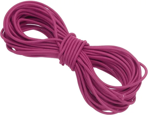 Vista 146 de PATIKIL Cuerda elástica elástica de 109 yardas (328.1 ft), cuerda elástica pesada de 0.059 in, albaricoque para manualidades, correas de gancho