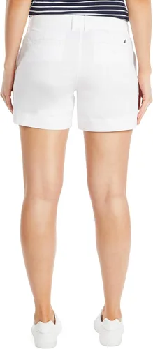Vista 3 de Nautica Pantalones cortos cómodos de algodón elástico a medida para mujer
