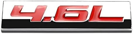 Vista 25 de 1.5L Negro/Cromo Aleación de Aluminio Auto Maletero Puerta Guardabarros Parachoques Insignia Calcomanía Emblema Cinta Adhesiva Pegatina