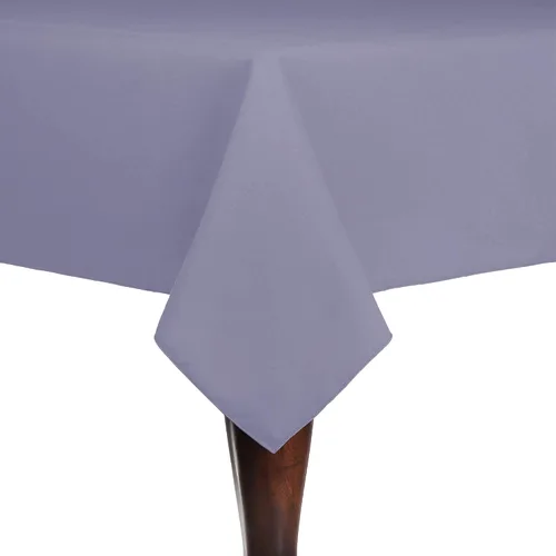Vista 12 de Ultimate Textile Cotton-Feel 72 x 108-Inch Rectangular Fine Dining Tablecloth Black