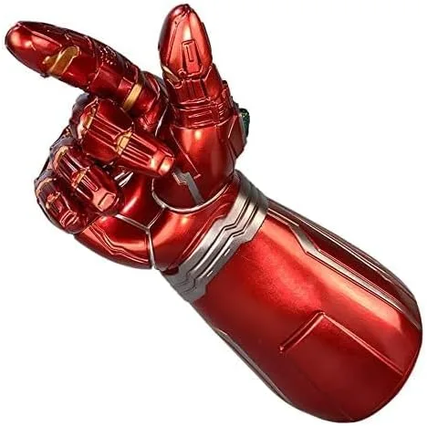 Vista 3 de Lamacun Infinity - Guantes de guantelete de hierro con gemas LED piedras iluminadas juguete para niños adultos accesorios de cosplay