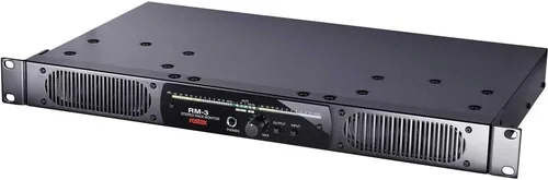 Vista 3 de Fostex Monitor estéreo AMS-RM-3 1U para montaje en rack Accepts both analog input (XLR & 1/4"TS phone) and digital Input (AES/EBU), Headphone out