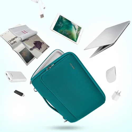Vista 7 de DOMISO 360 Funda protectora para laptop MacBook Air M5 de 15 pulgadas Turquesa