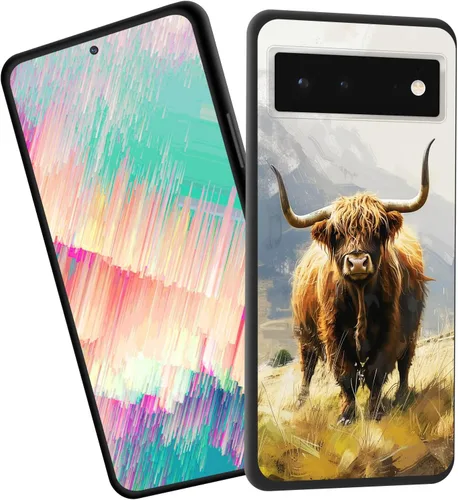 Vista 51 de Funda delgada para Google Pixel 4 XL, funda delgada de silicona de TPU suave a prueba de golpes para Google Pixel 4 XL, gato negro luna estrellada