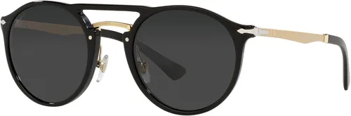 Vista 2 de Persol PO3264S - Gafas de sol redondas MieleAzul Antiguo