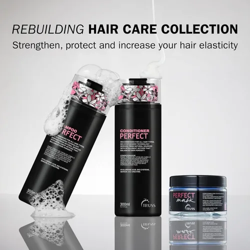 Vista 6 de TRUSS Acondicionador perfecto para el cabello para mujeres y hombres, acondicionador de crecimiento capilar que equilibra la porosidad, promueve un