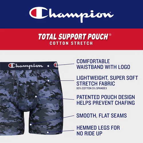 Vista 13 de Champion Men's Everyday Cotton Stretch- 3 Pack