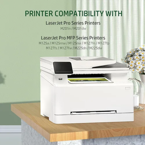 Vista 2 de 83A - Cartuchos de tóner negros compatibles con HP 83A, cartucho de tóner negro Laserjet para HP Laserjet Pro M201dw, MFP M127fn, M127fw M225dw