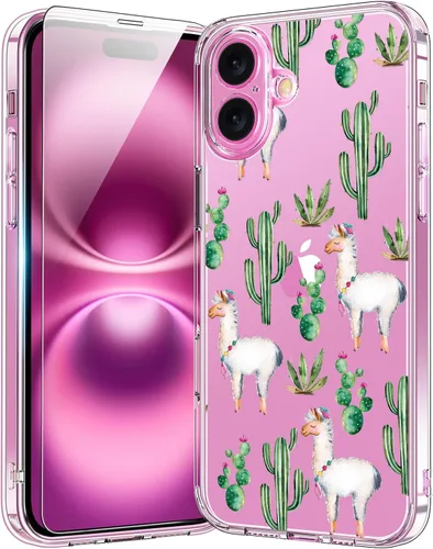 Vista 13 de bicol - Funda protectora a prueba de golpes para iPhone 15 Plus, funda delgada de acrílico transparente y diseños modernos para niña y mujer, 6.7