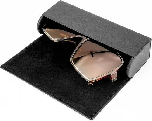 Vista 3 de Linkidea Hard Shell Sunglasses Case Compatible with Persol AviatorRectangle RayBan RectangularElliot SquareNew Wayfarer