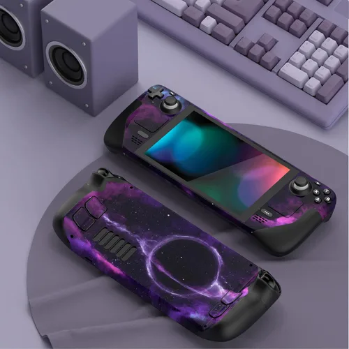 Vista 3 de PlayVital Juego completo de calcomanías protectoras para cubierta de vapor, calcomanías personalizadas para cubierta de vapor, PC de juegos de mano