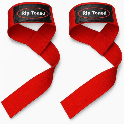 Vista 12 de Rip Toned Lasso Lifting Straps for Weightlifting, 23¼" Padded