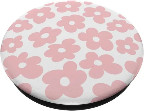 Vista 2 de PopSockets PopSockets intercambiables con diseño de flores rosadas