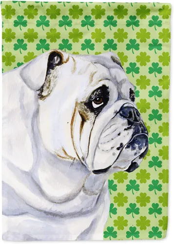 Vista 159 de Caroline's Treasures SS4442GF Affenpinscher Bandera de jardín con retrato de trébol del día de San Patricio para buzón, bandera decorativa