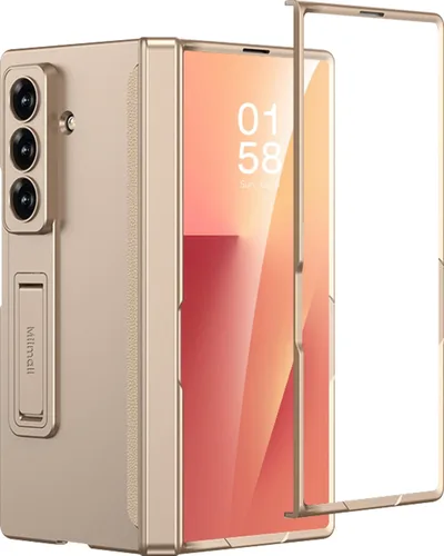 Vista 13 de Miimall Funda compatible con Samsung Galaxy Z Fold 5, [bisagra magnética de protección completa] [protector de pantalla integrado]