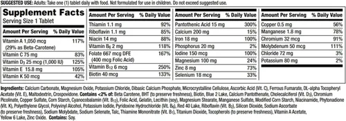 Vista 16 de Centrum Tableta multivitamínica para mujer, suplemento multivitamínico/multimineral con hierro, vitamina D3, vitaminas B y antioxidantes vitaminas C