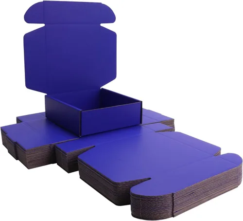 Vista 23 de Cajas de embalaje de envío pequeñas negras KAXILU 20 piezas Cajas de envío L6xW6xH2 pulgadas Adecuadas para embalaje de comercio electrónico