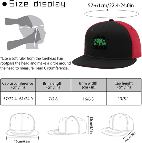 Vista 3 de Baseball Caps Ash-Wednesday Gym Hat for Womens Cap Trendy shenaniganss Squad Sun Cap