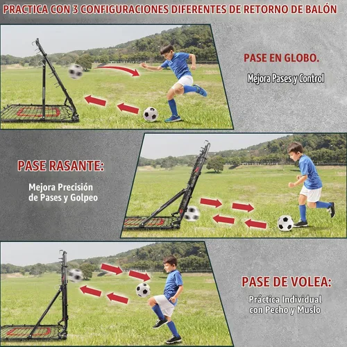 Vista 7 de Storgem Baseball Softball Rebounder Net,Multi-Sport Pitch Back Rebound Net