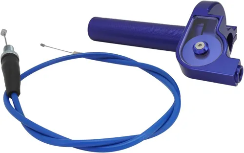 Vista 4 de JFG RACING Acelerador universal de la bici de la suciedad 22MM 7/8 '' CNC Twist aluminio acelerador con cable del acelerador y agarre del manillar