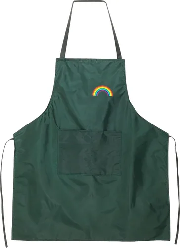 Vista 10 de HARFINGTON Delantal de cocina unisex para restaurante no ajustable, lavable, con 2 bolsillos