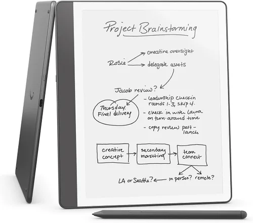 Vista 2 de Nuevo Amazon Kindle Scribe (16 GB). Pantalla rediseñada con bordes uniformes. Ahora escribe directamente en libros y documentos. Con resumen