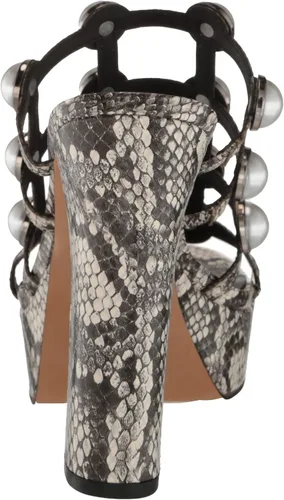 Vista 3 de Karl Lagerfeld Paris Addica Pearls-Plataforma plateada para mujer