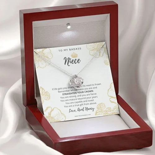 Vista 2 de Mejor Collar Para Nieta - Granddaughter Necklace From Grandma, Sweet 16 Necklace, Juegos De Joyeria Para Mujer, Grandmother Birthday Gifts, Un