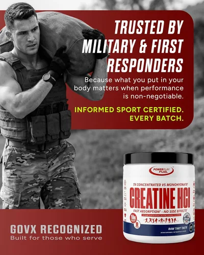 Vista 4 de CREATINE HCl en polvo para hombres y mujeres, fuerza muscular, rendimiento cerebral, salud cardíaca y apoyo inmunológico, sabor agrio crudo, 90